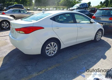2012 Hyundai Elantra Gls from USA, damaged, VIN 5NPDH4AE2CH071963